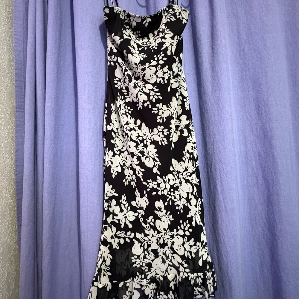 Charlotte Russe Black and White floral dress